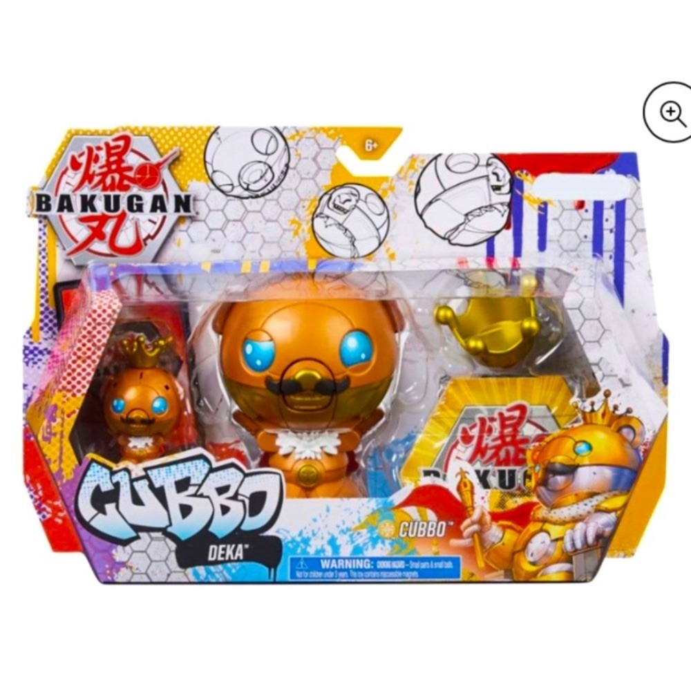 Bakugan Gold King Cubbo Deka Pack Jumbo 2021 Transforming Collectible Trading